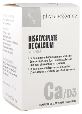 Phytalessence Calcium Vitamine D3 60 Gélules