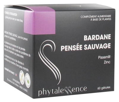Phytalessence Bardane Pensée Sauvage 60 Gélules