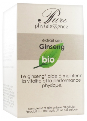 Phytalessence Pure Ginseng Bio 60 Gélules