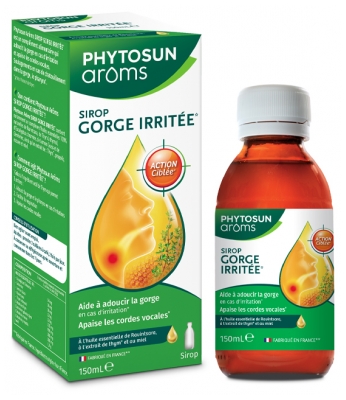Phytosun Arôms Sirop Gorge & Cordes Vocales 150 ml