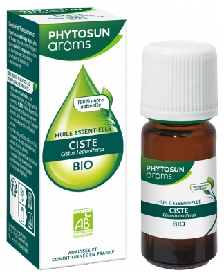Phytosun Arôms Huile Essentielle Ciste (Cistus ladaniferus) Bio 5 ml