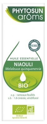 Phytosun Arôms Huile Essentielle Niaouli (Melaleuca quinquenervia) Bio 10 ml