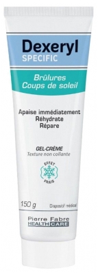 Pierre Fabre Health Care Dexeryl Specific Brûlures Coups de Soleil 150 g