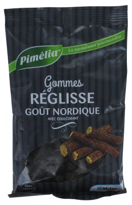 Pimélia Gommes Réglisse Goût Nordique Sans Sucres 100 g
