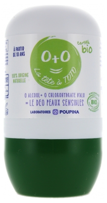 Poupina Déodorant Peaux Sensibles Bio 50 ml