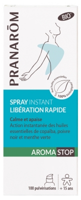 Pranarôm Aromastop Spray Instant Libération Rapide Bio 15 ml