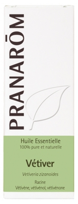 Pranarôm Huile Essentielle Vétiver (Vetiveria zizanoides) 5 ml