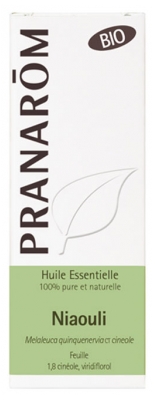 Pranarôm Huile Essentielle Niaouli (Melaleuca quinquenervia CT cinéole) Bio 10 ml
