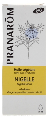 Pranarôm Huile Végétale Nigelle Bio 50 ml