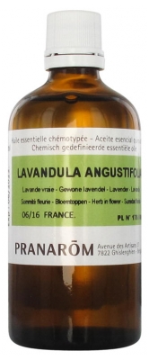 Pranarôm Huile Essentielle Lavande Vraie (Lavandula angustifolia) 100 ml