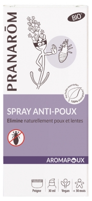 Pranarôm Aromapoux Spray Anti-Poux Bio 30 ml