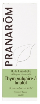 Pranarôm Huile Essentielle Thym Vulgaire à Linalol (Thymus vulgaris CT linalol) 5 ml