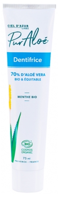 Pur Aloé Dentifrice 70% d'Aloé Vera Bio 75 ml
