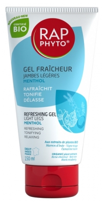 Rap Phyto Gel Fraîcheur Jambes Légères Menthol Bio 150 ml