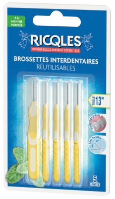 Ricqlès 5 Brossettes Interdentaires Réutilisables