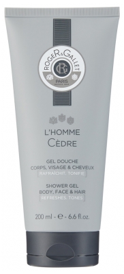 Roger & Gallet L'Homme Cèdre Gel Douche Corps Visage & Cheveux 200 ml