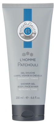 Roger & Gallet L'Homme Patchouli Gel Douche Corps Visage et Cheveux 200 ml