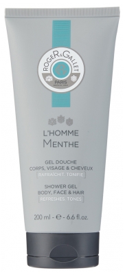 Roger & Gallet L'Homme Menthe Gel Douche Corps Visage & Cheveux 200 ml