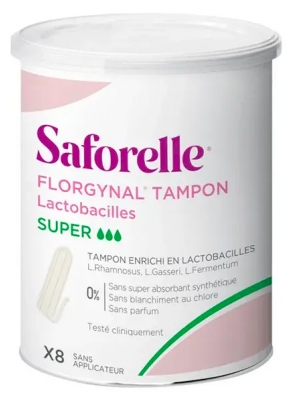 Saforelle Florgynal Tampon 8 Super