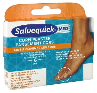 Salvequick Med Pansement Cors 6 Pansements