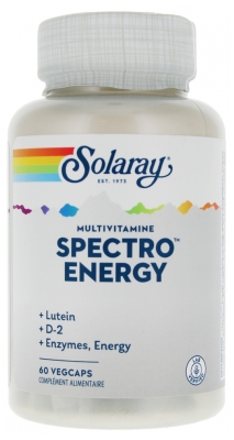 Solaray Spectro Energy Multi-Vita-Min 60 Capsules Végétales