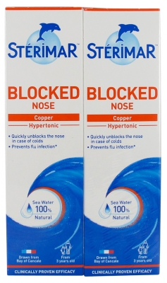 Stérimar Nez Bouché Lot de 2 x 100 ml