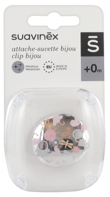 Suavinex Attache-Sucette Clip Bijou 0 Mois et +