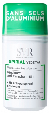 SVR Spirial Déodorant Anti-Transpirant Végétal Roll-on 50 ml