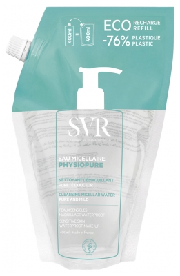 SVR Physiopure Eau Micellaire Éco-Recharge 400 ml