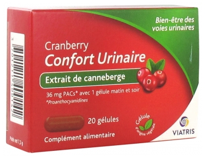 Viatris Cranberry Confort Urinaire 20 Gélules