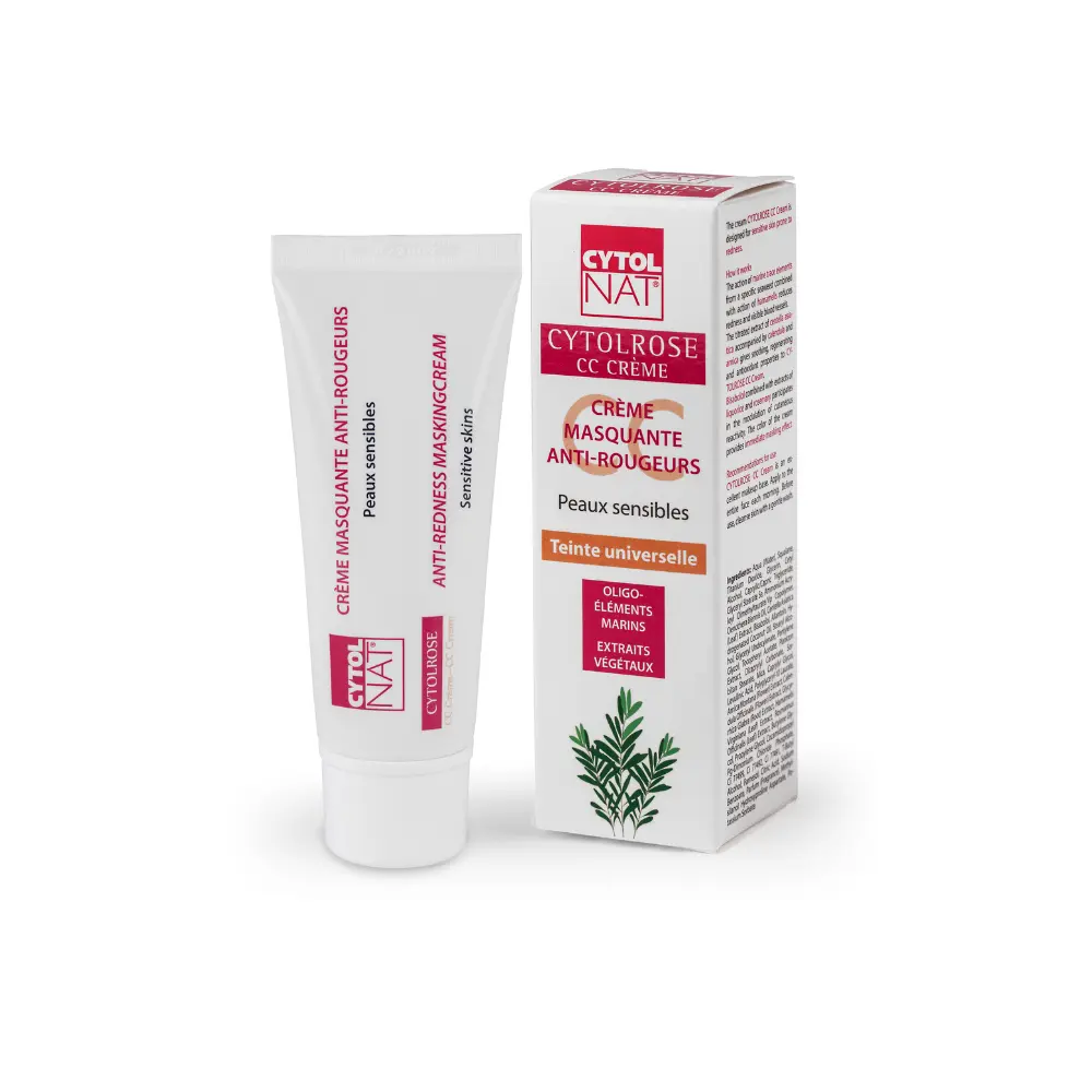 Cytolrose CC Crème Teintée Anti-Rougeurs pour Peaux Sensibles 40ml Cytolnat