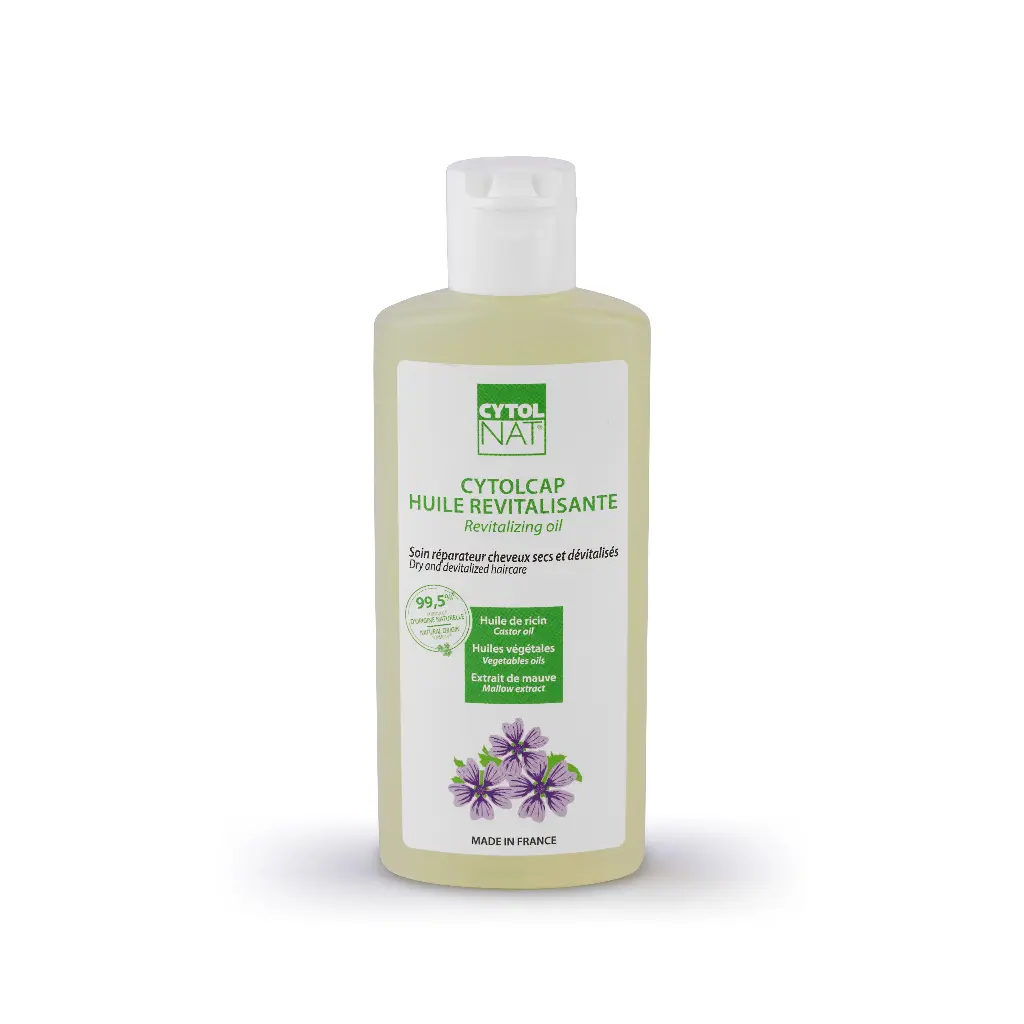 Huile Revitalisante Soin pour Cheveux Secs et Dévitalisés Avant Shampooing 150 ml Cytolnat