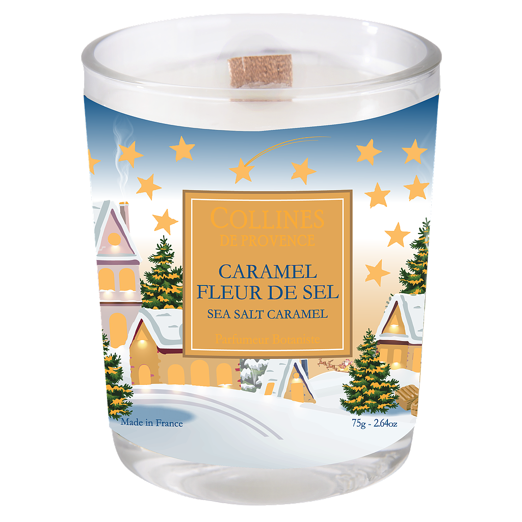 Bougie Parfumée Caramel Fleur de Sel Collines de Provence