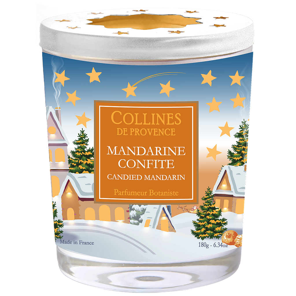 Bougie Parfumée Mandarine Confite Collines de Provence