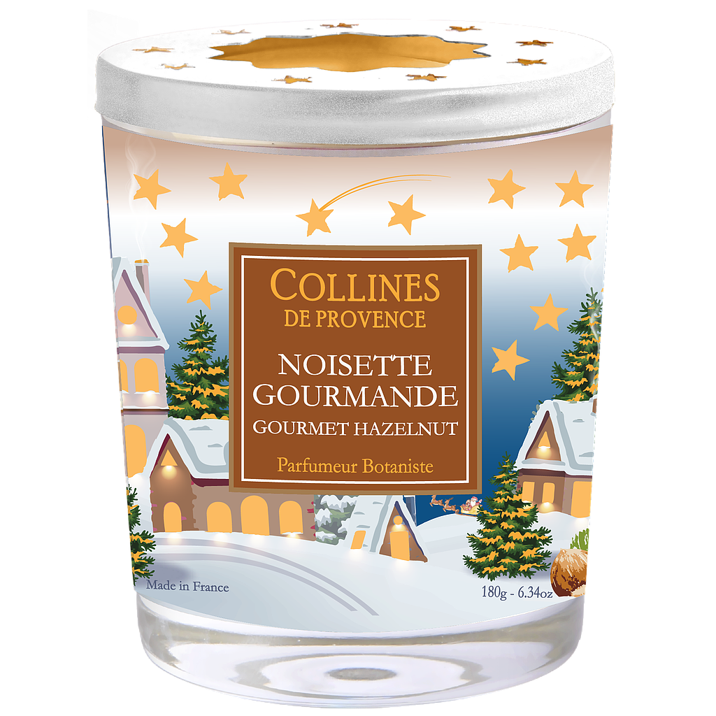 Bougie Parfumée Noisette Gourmande Collines de Provence