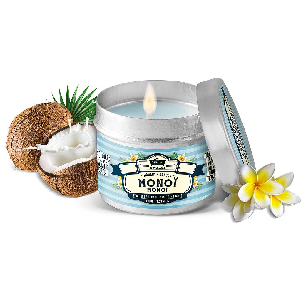 Bougie d'Ambiance Monoï Les Petits Bains de Provence