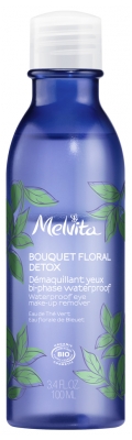 Bouquet Floral Détox Démaquillant Yeux Bi-Phase Bio 100ml Melvita