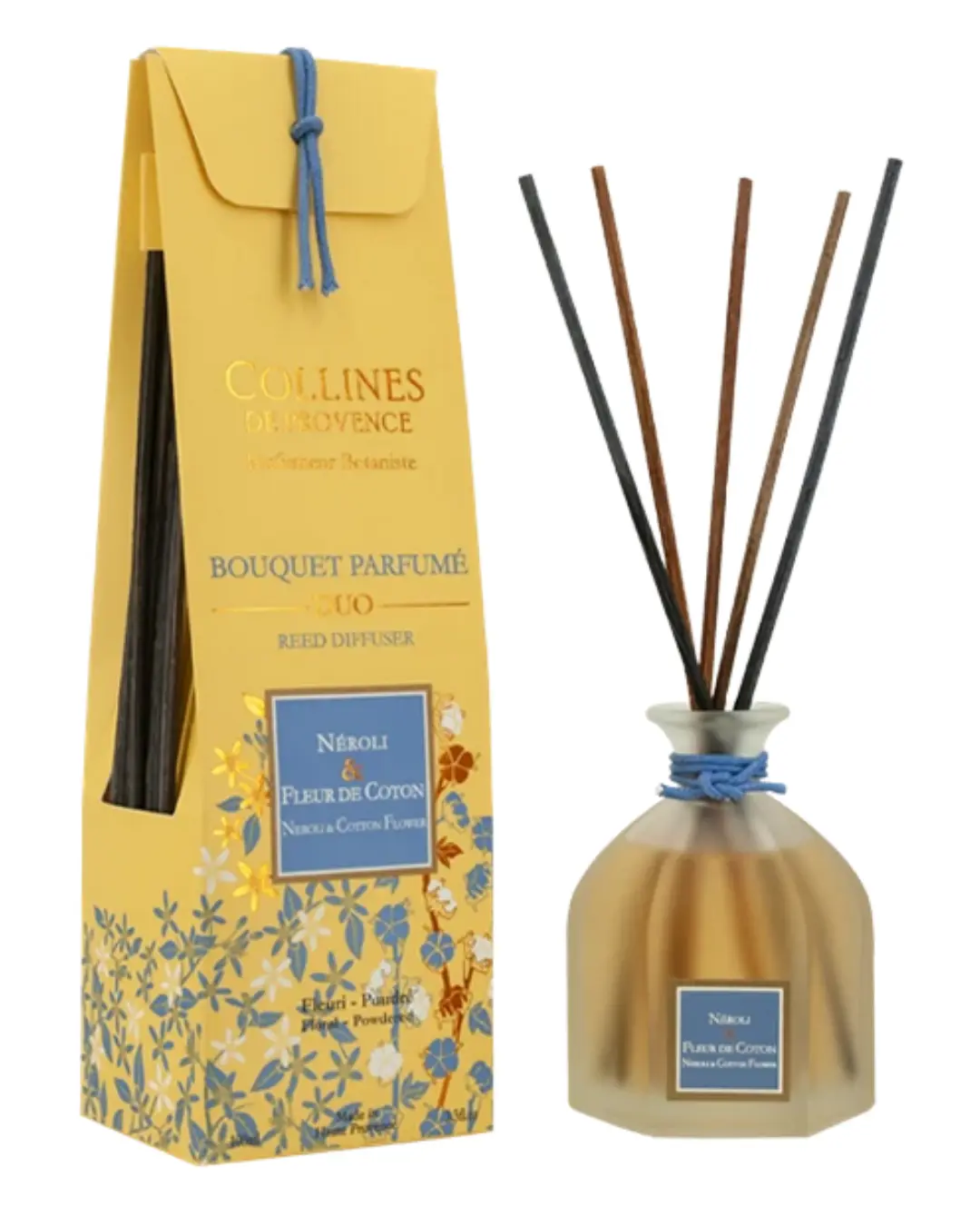 [NgRT011uyRT0004830] Bouquet Parfumé Néroli & Fleur de Coton 100ml Collines de Provence