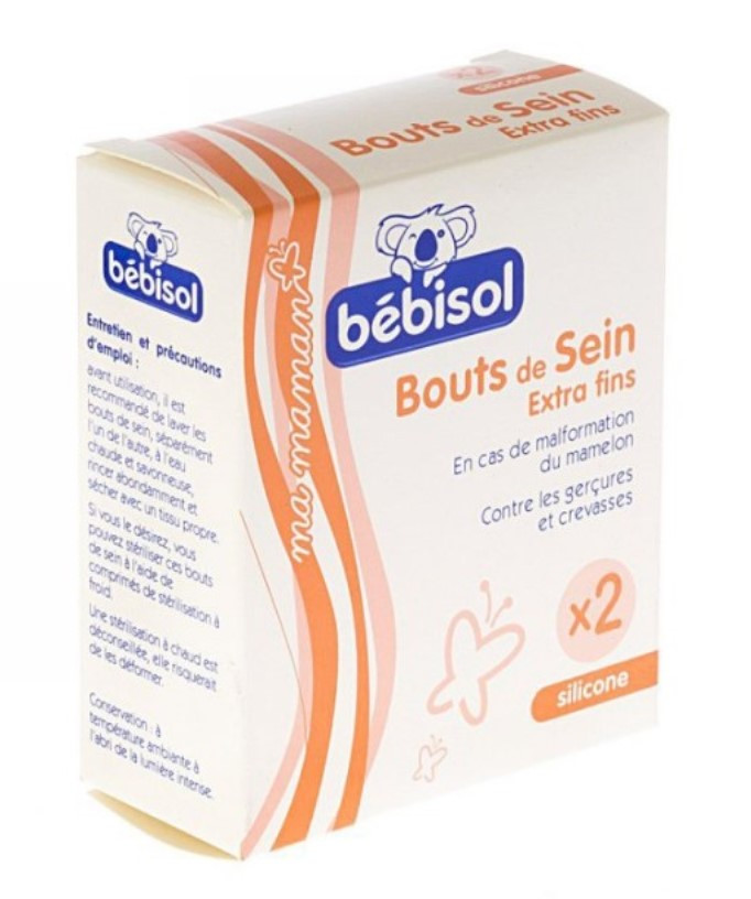 [NgRT011uyRT0004839] Bouts de Sein 2 en silicone Bébisol
