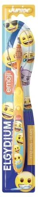 [NgRT011uyRT0004934] Brosse à Dents Souple Junior 7/12 Ans Emoji Elgydium