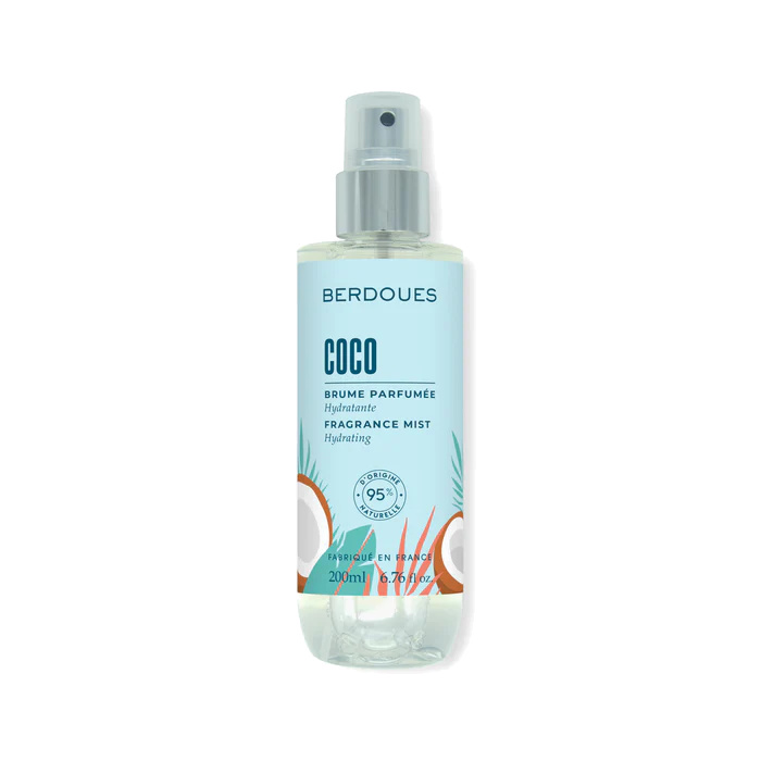 [NgRT011uyRT0004977] Brume Parfumée Hydratante Coco 200ml Berdoues
