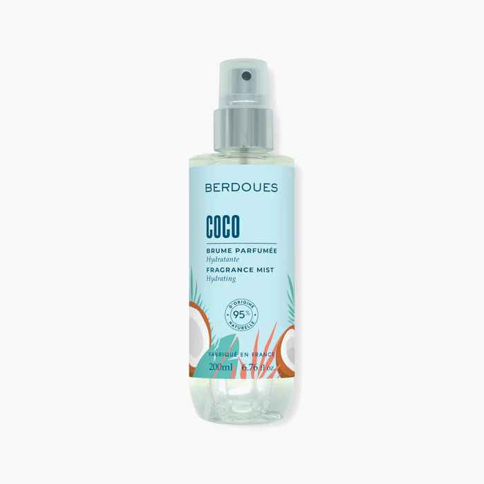 [NgRT011uyRT0004977] Brume Parfumée Hydratante Coco 200ml Berdoues