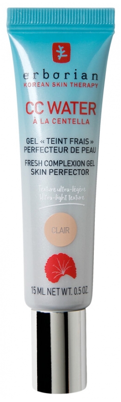 CC Water à la Centella Gel Teint Frais Perfecteur de Peau 15ml Erborian