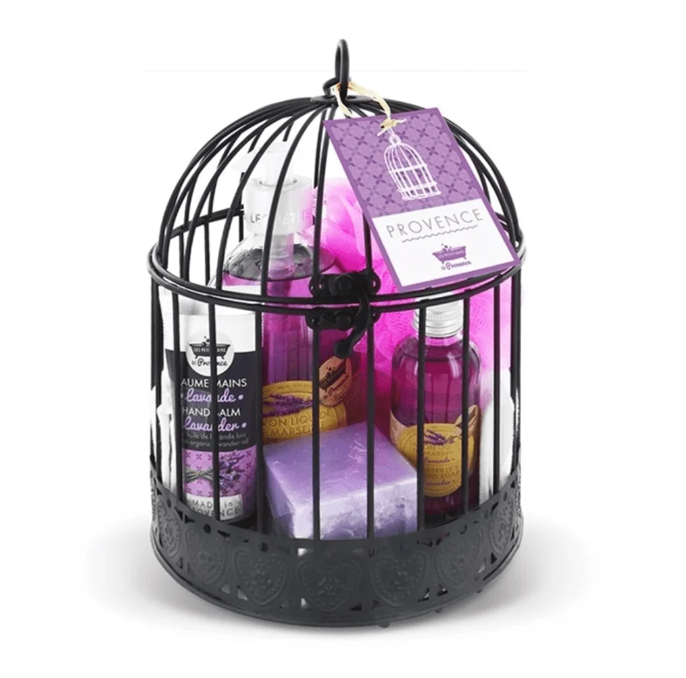 [NgRT011uyRT0005305] Cage Provence Lavande Les Petits Bains de Provence