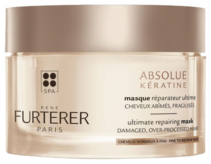 [NgRT011uyRT0001429] Absolue Kératine Masque réparateur ultime - Cheveux normaux à fins 200ml René Furterer 