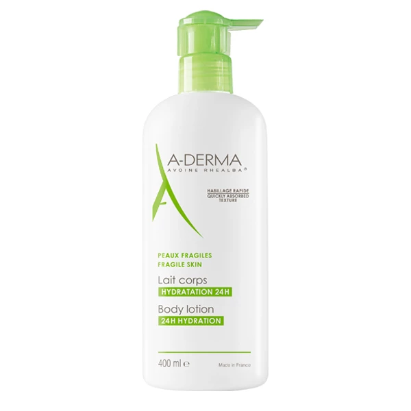 A Derma lait corps hydratation 24 h