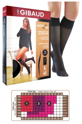 [844FgT00004wdcy] Chaussettes Activline marine 70D Taille 1 Gibaud