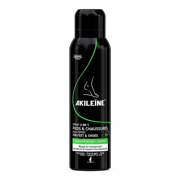 Akileïne Spray 3 en 1 pieds et chaussures