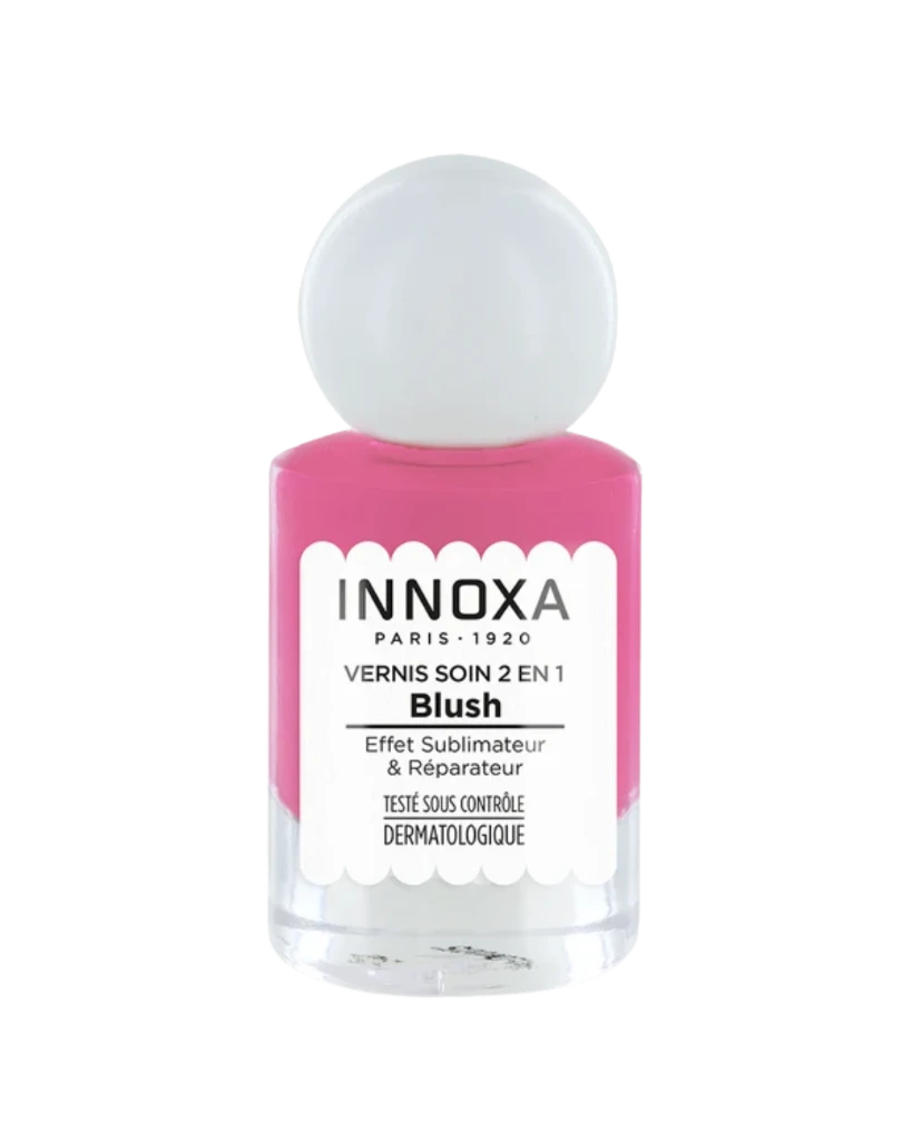 [NgRT011uyRT0001002] Vernis à Ongles Soin 2en1 Blush 10ml Innoxa (rose velours)