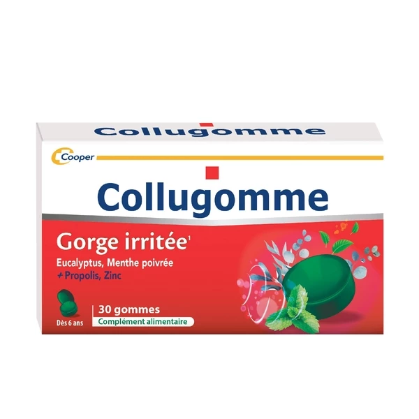 Collugomme gorge irritée gommes